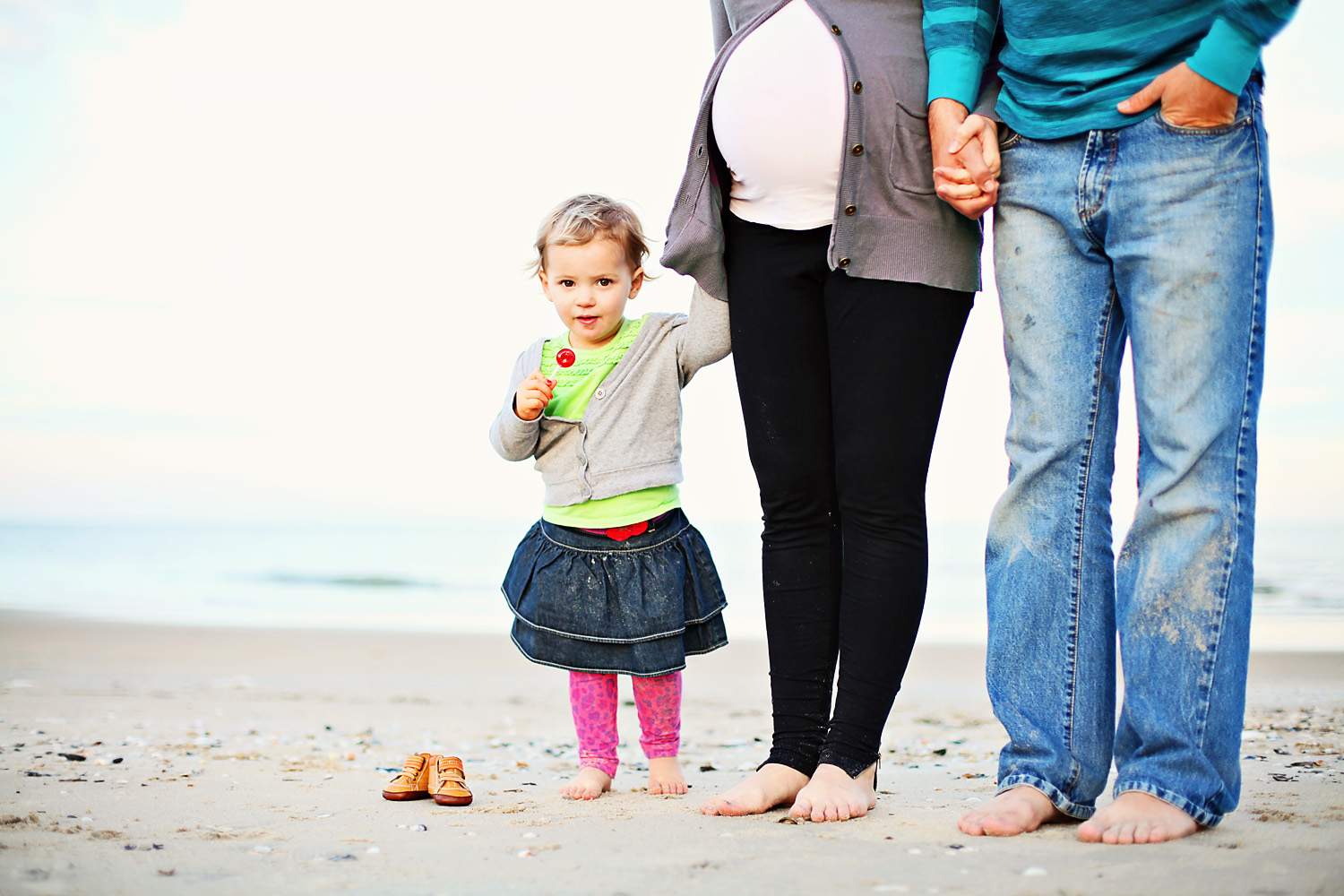 Outer Banks NC maternity family photo shoot